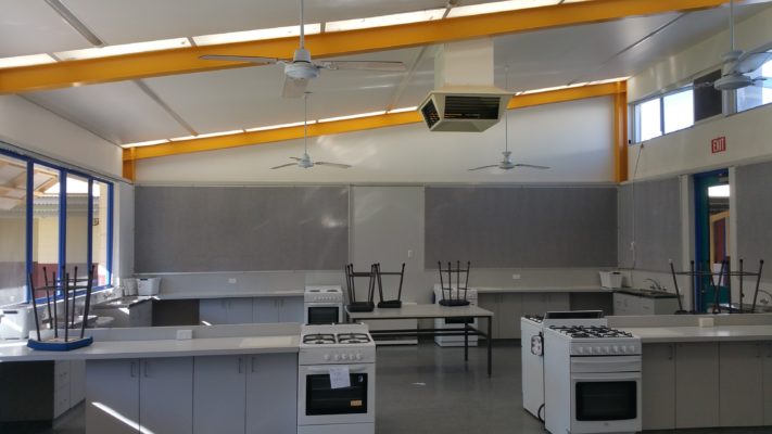 Soundproofing for Lakelands SHS home economics classroom