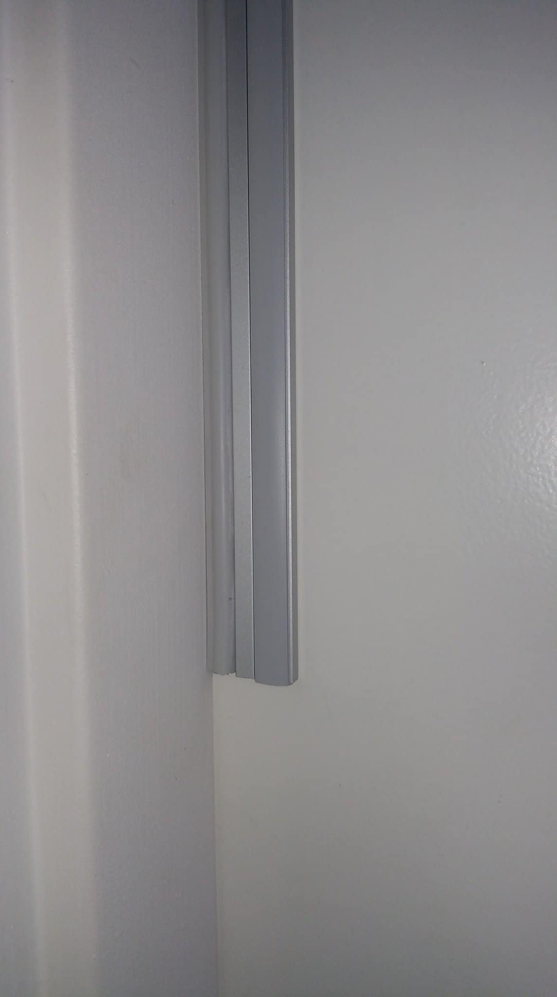Quality workmanship on door seals