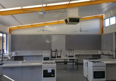 Soundproofing for Lakelands SHS home economics classroom