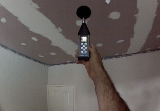 ceiling sound proofing test